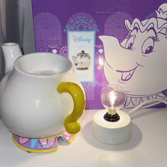 Scentsy Home DISNEY Beauty & The Beast Mrs. Potts Full Size Wax Warmer w/Box - Picture 14 of 15